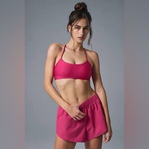 Alo yoga airlift intrigue bra S, Match point skirt, pink summer crush XXS
